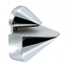 Adjustable Chrome Shelf Bracket Pair