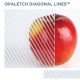 OpalEtch Diagonal Lines - Acid Etched Glass