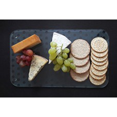 Opal Etch Party Platters - Dots