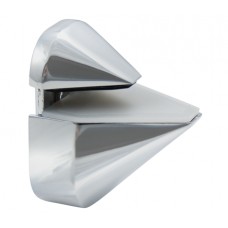 Adjustable Satin Chrome Shelf Bracket 