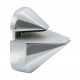 Adjustable Satin Chrome Shelf Bracket 