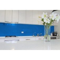 Low Iron Sky Blue Colour Splashbacks 6mm