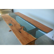 Blue Tint Glass Table Top