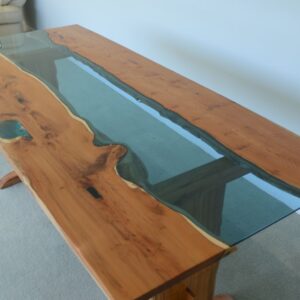 Blue Tint Glass Table Top