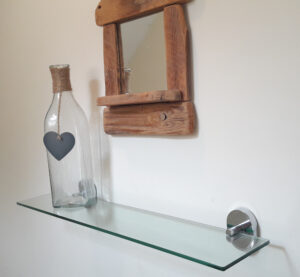 Float-Clear Glass Shelf