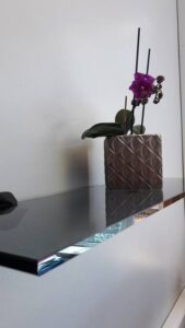 Grey Tint Glass Shelf